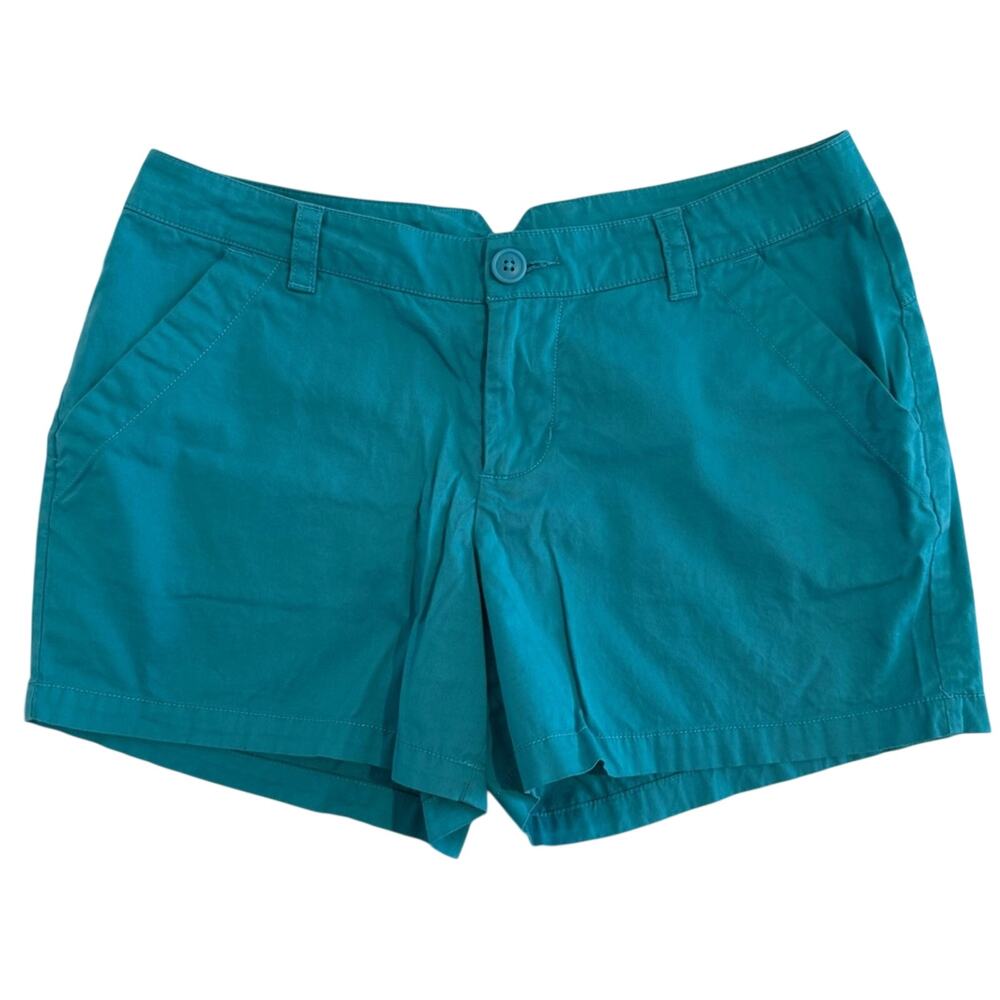 Columbia Women’s Teal Casual Hiking Shorts Size 8 Outdoor Lightweight